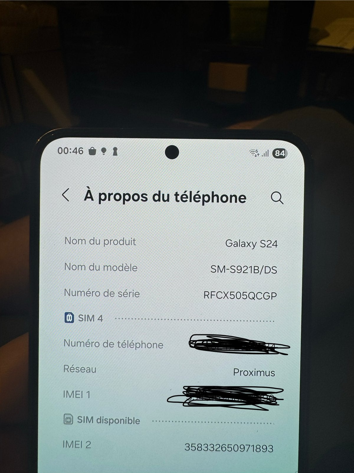 Samsung Galaxy 24, Télécoms, Téléphonie mobile | Samsung, Avec simlock (verrouillage SIM), Enlèvement ou Envoi, Galaxy S24, Utilisé
