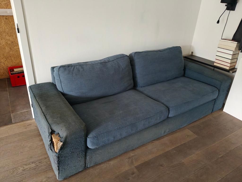 Kivik ikea 3zitsbank, Huis en Inrichting, Zetels | Zetels, Ophalen, Stof