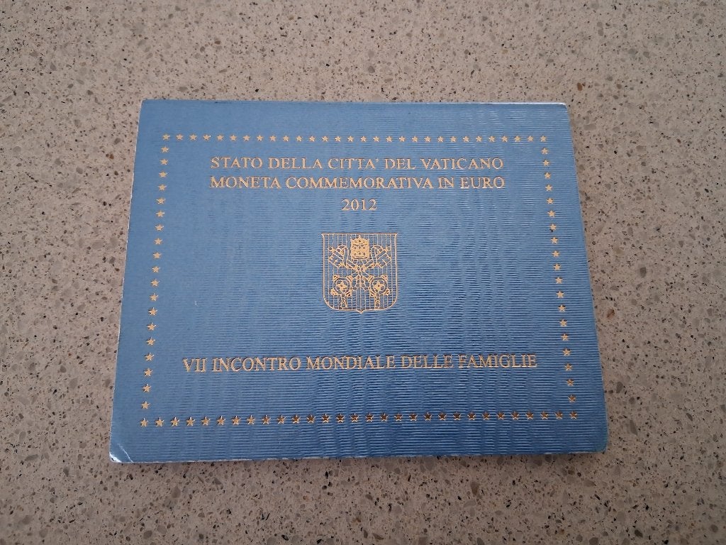 2 euro Vaticaan 2012 Wereldfamiliedag in boekje, Timbres & Monnaies, Monnaies | Europe | Monnaies euro, Enlèvement ou Envoi, Vatican