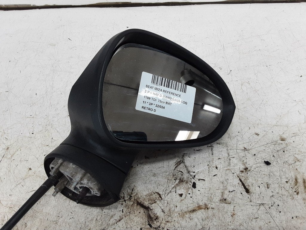 RETROVISEUR EXTERIEUR DROIT Seat Ibiza IV SC (6J1), Seat Deutschland GmbH, Service@seat.de, Utilisé, Seat