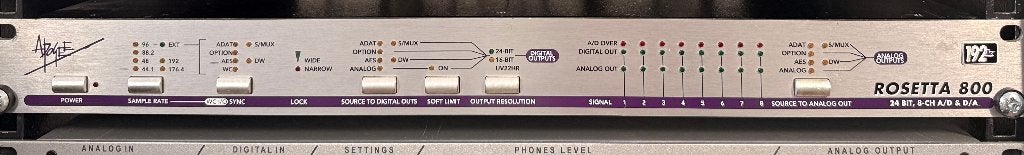 Apogee Rosetta 800 192 kHz + X-Symphony High-End AD/DA Conv., Ophalen, Gebruikt