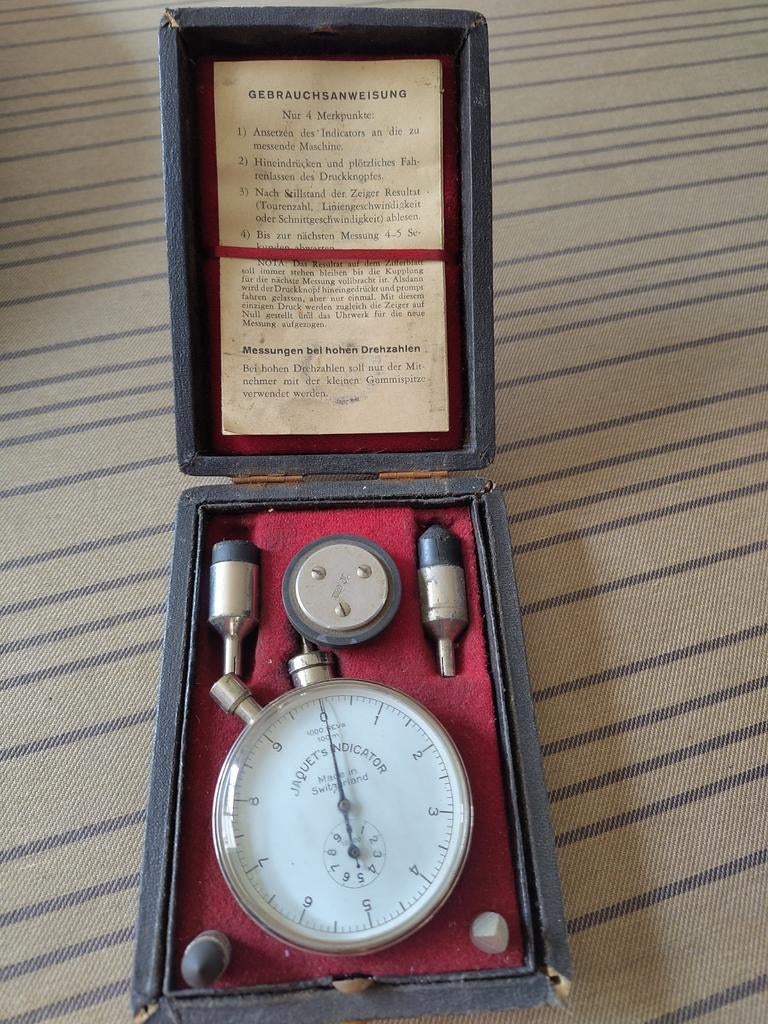 Jacquet's Speed Indicator 1950's, Enlèvement ou Envoi