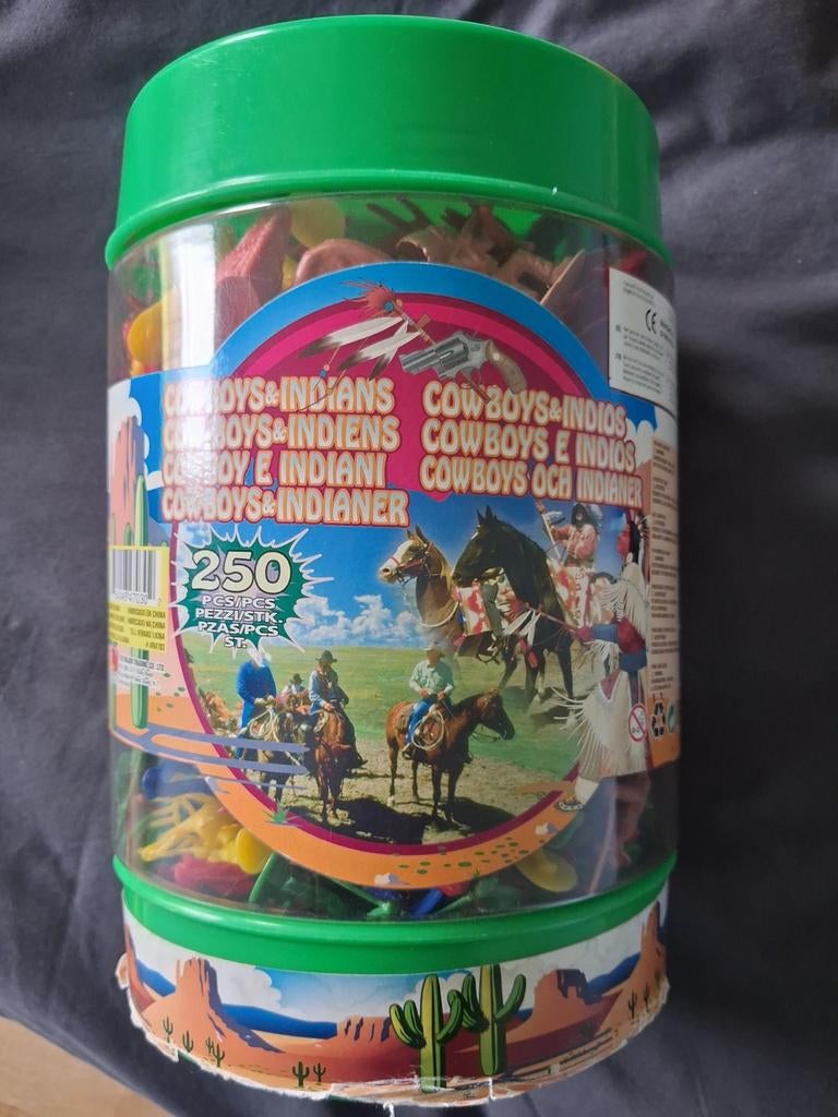Cowboys en indianen 250 stuks, Kinderen en Baby's, Ophalen, Gebruikt