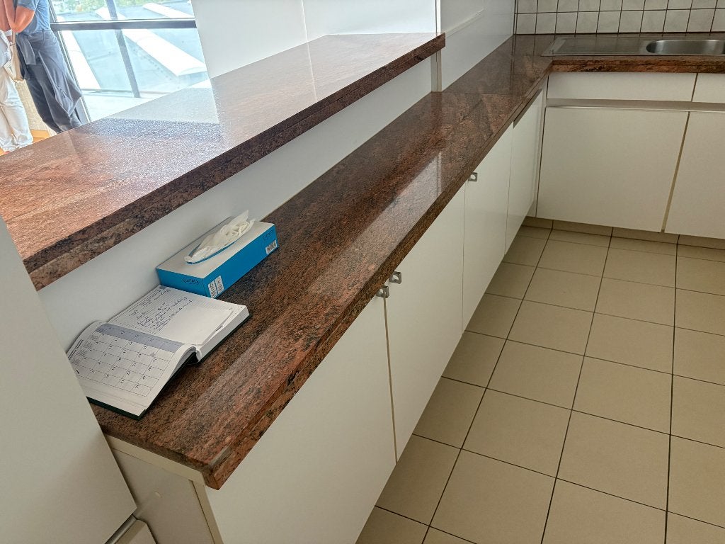 Cuisine gratuite (draps), Maison & Meubles, Granit ou Pierre, Enlèvement, Utilisé, Cuisine en U