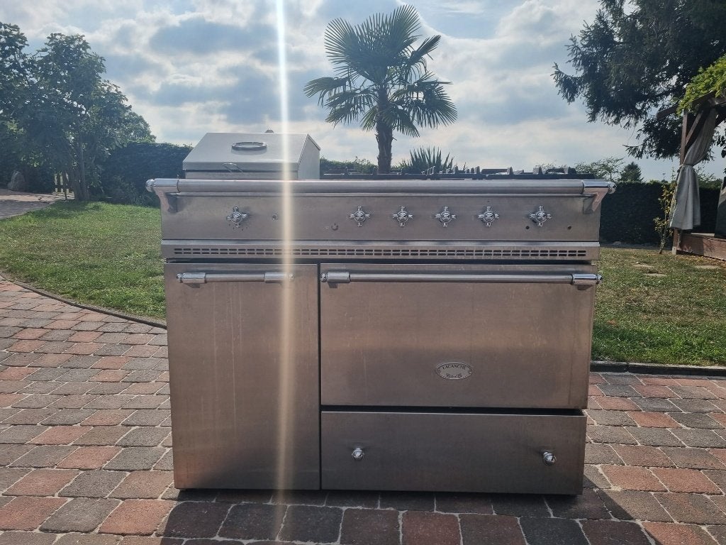 Piano cuisinière Lacanche côte d'Or, Electroménager, Gaz, Enlèvement, Utilisé, 95 cm ou plus