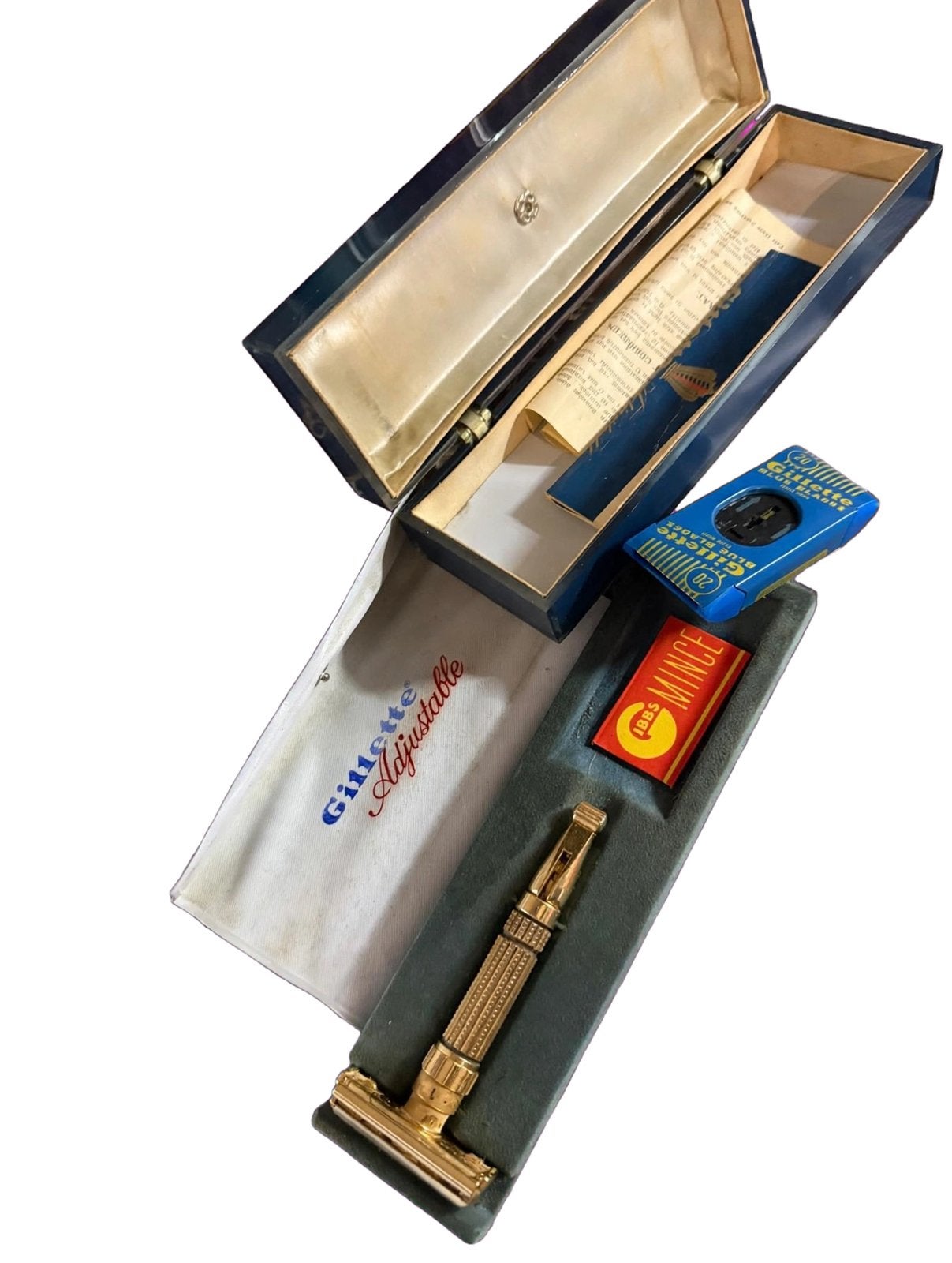Rasoir gillette Toggle adjudtable gold, Enlèvement, Utilisé