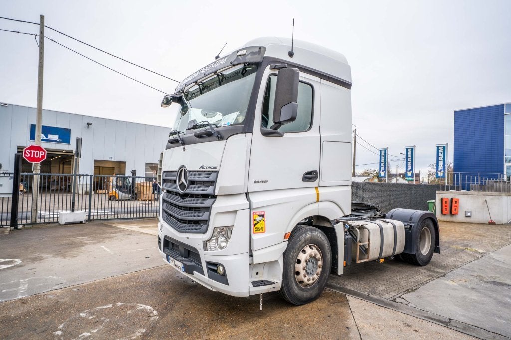 Mercedes-Benz ACTROS 1848 LS + VOITH (bj 2019), Auto's, Vrachtwagens, Automaat, Achterwielaandrijving, Euro 6, Wit