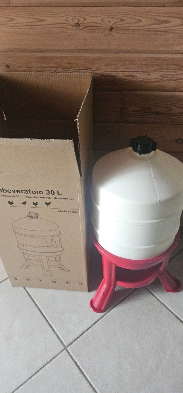 nieuwe 30liter drinkbak voor kippen, Ophalen of Verzenden, Nieuw, Drinken en Voederen