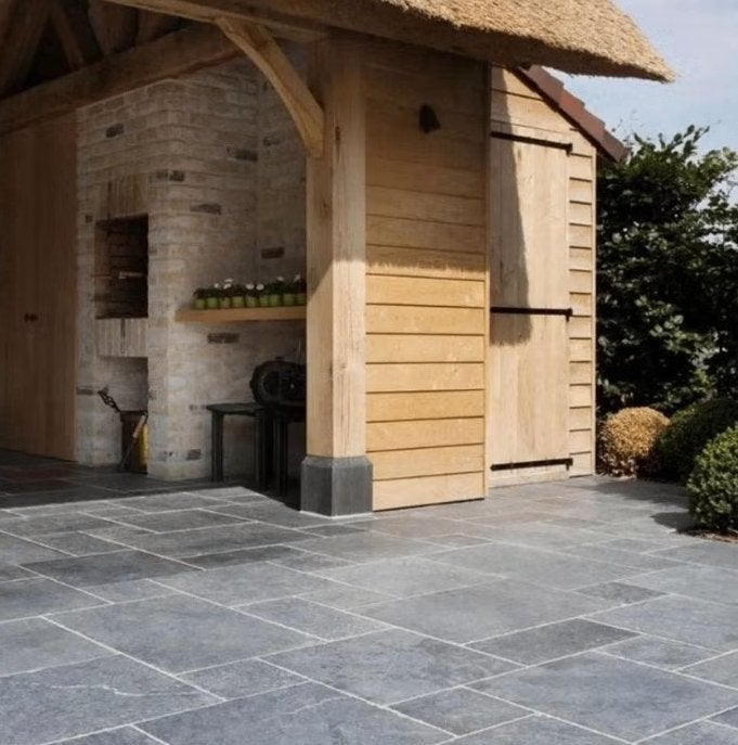 HARDSTEEN LIGHTBLUE ANTICATO VLOER ROMAANS VERBAND SALE!!, Tuin en Terras, Ophalen