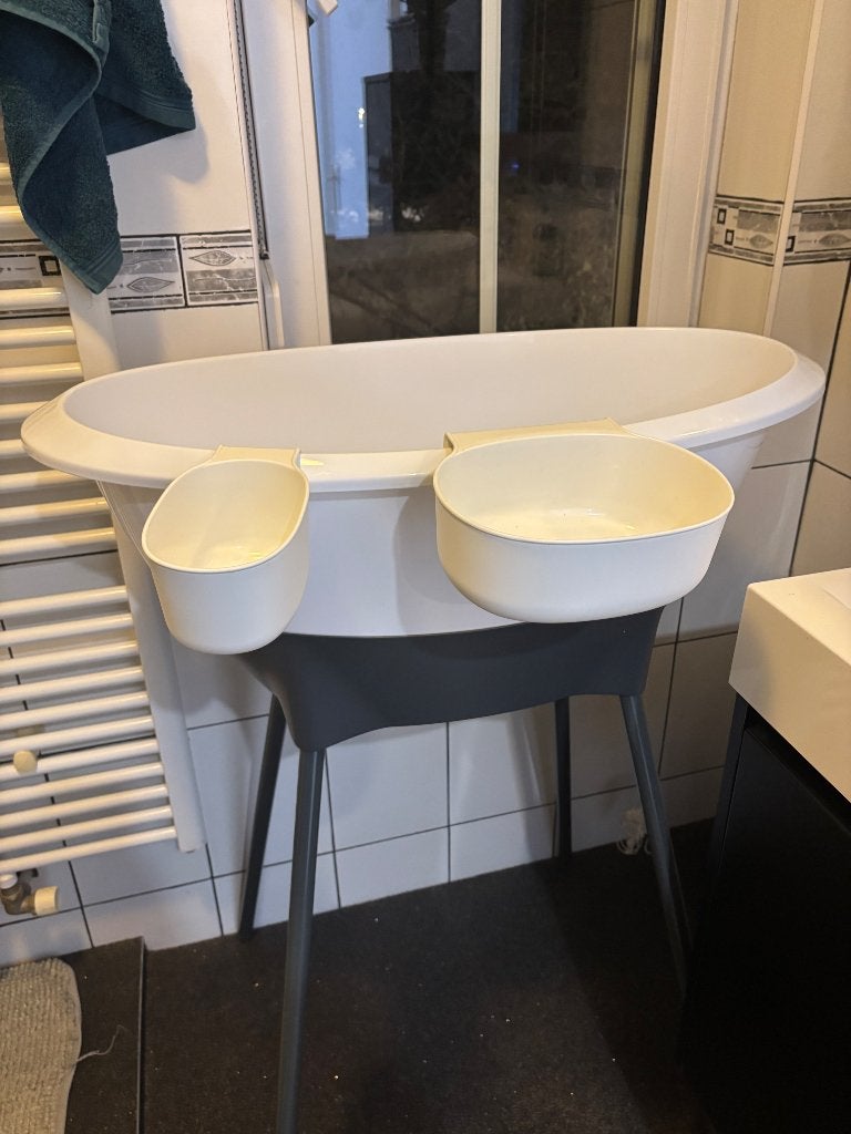 Babybad met staander, Kinderen en Baby's, Badjes en Verzorging, Ophalen, Zo goed als nieuw