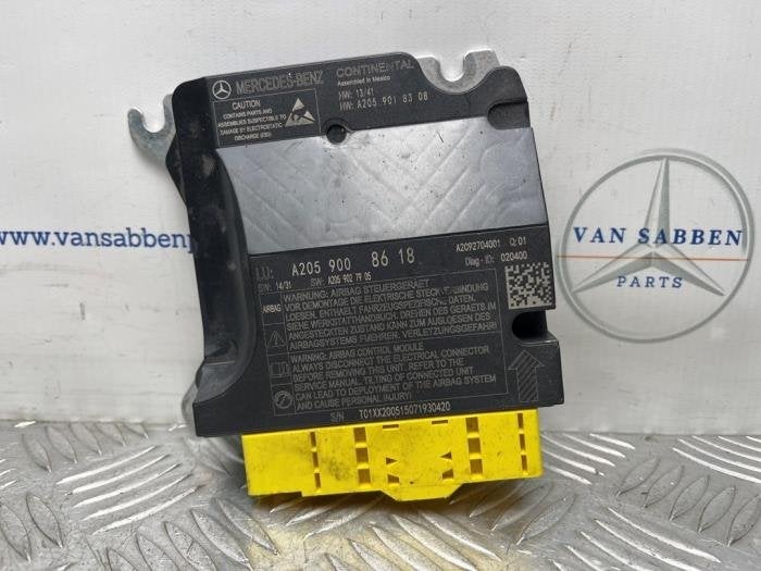 Module airbag d'un Mercedes C-Klasse, -, 3 mois de garantie, Utilisé, -