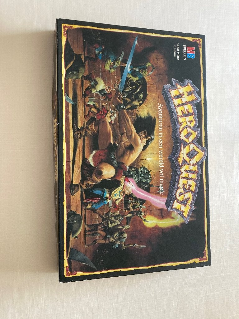 HeroQuest uit 1989, Hobby en Vrije tijd, Vijf spelers of meer, Ophalen, Gebruikt, MB spelen