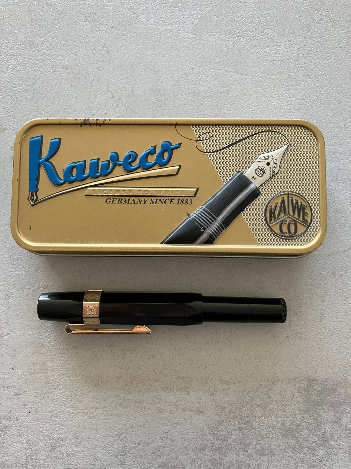 Kaweco vulpen origineel met doosje, Verzamelen, Ophalen, Gebruikt, Vulpen, Met doosje