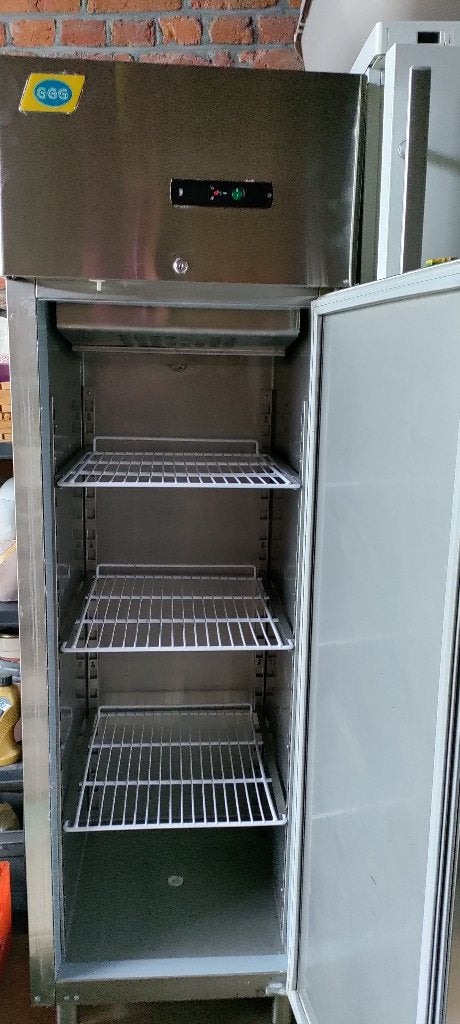 RVS Diepvries / Vrieskast, Elektronische apparatuur, Gebruikt, 160 cm of meer, Vrijstaand, Ophalen