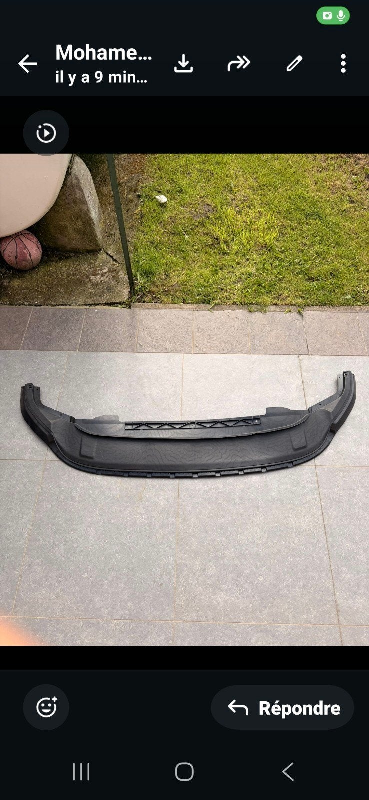 Pièces golf 7, Enlèvement