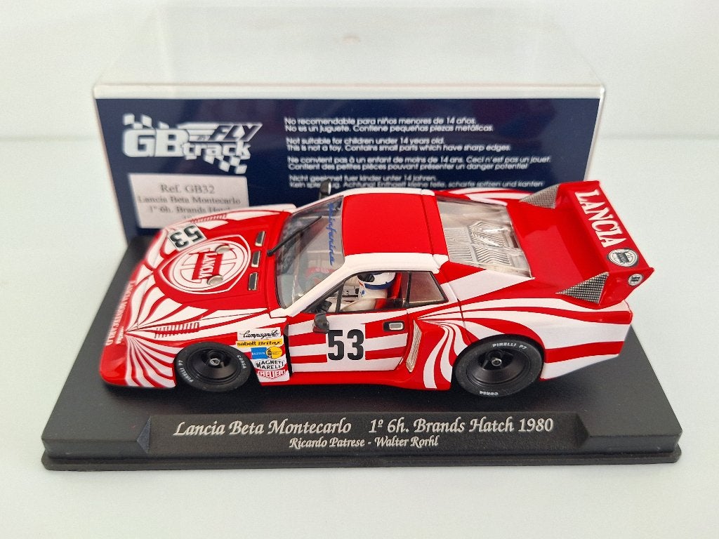 Fly GB GB32 Lancia Beta Montecarlo Brands Hatch 1980 winner, Neuf, Autres marques, Électrique, Enlèvement ou Envoi