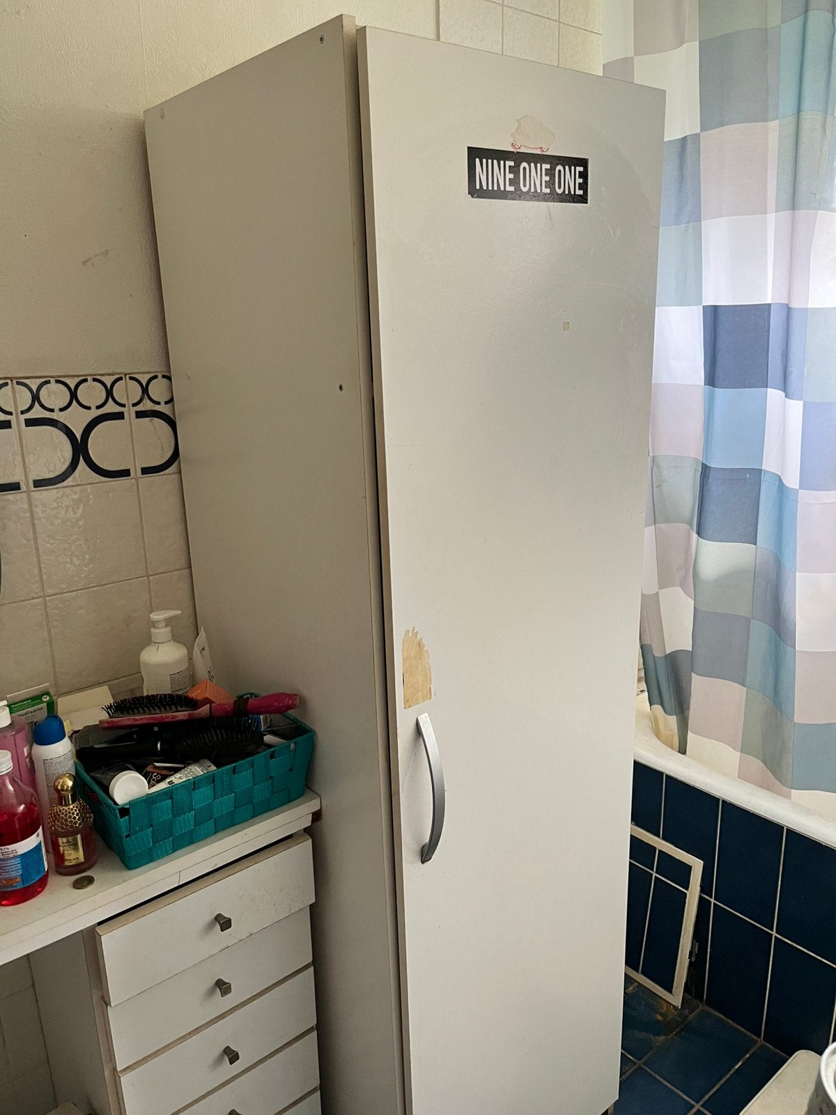 A donner colonne salle de bain 170 cm, Enlèvement, Utilisé