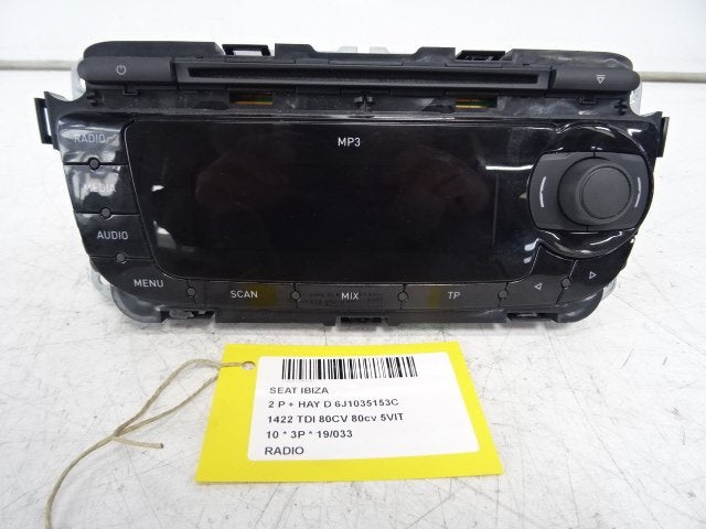 RADIO Seat Ibiza IV SC (6J1) (01-2008/12-2016) (6J1035153C), Gebruikt, Service@seat.de, Seat Deutschland GmbH, Seat