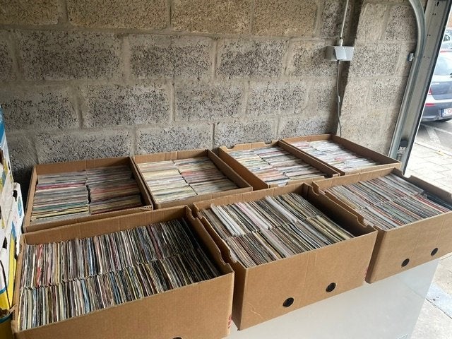 Groot lot vinyl singles en cd's, Cd's en Dvd's, Vinyl | Rock, Gebruikt, Overige genres, Overige typen, 7 inch, Ophalen