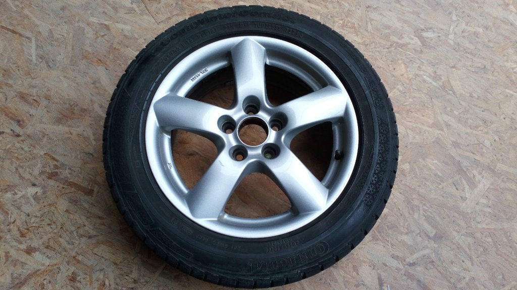 Originele Volvo V50 16 inch velgen + 4 winterbanden, Auto-onderdelen, Ophalen, Gebruikt, Velg(en), 16 inch