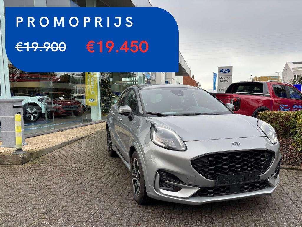 Ford Puma ST-LINE MHEV Ecoboost 125PK A7 OC2854 *52126*, Auto's, Ford, Puma, Zwart, Overige kleuren, 110 g/km