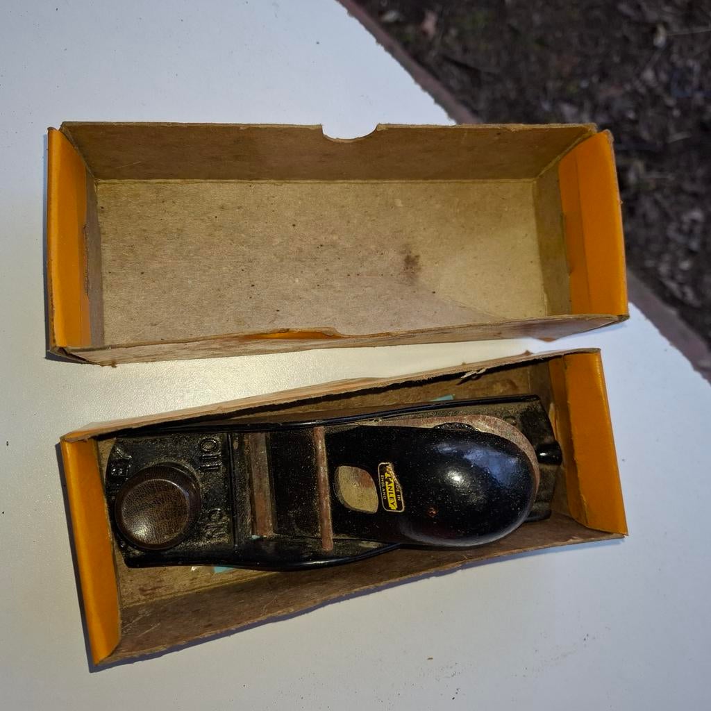 Stanley 110 vintage in de originele doos, Antiek en Kunst, Ophalen of Verzenden