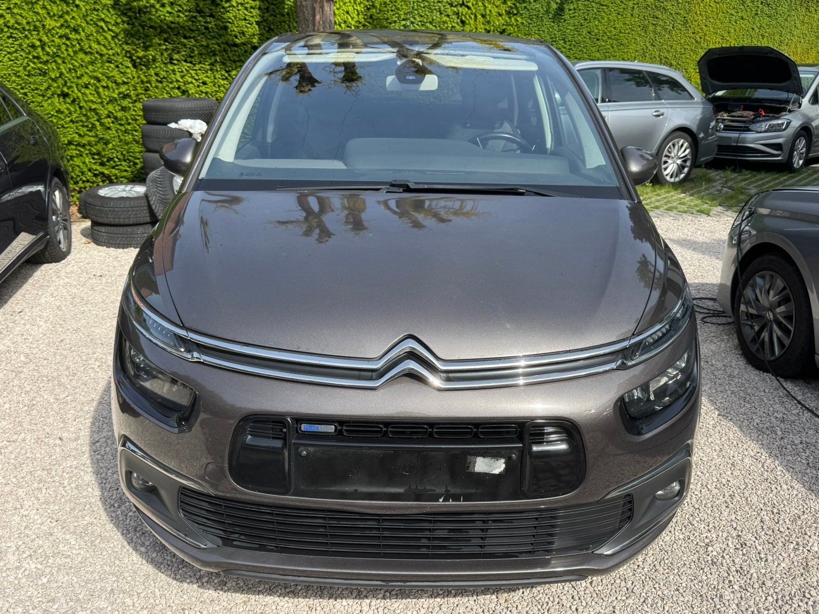 Citroen C4 Picasso 1.2i -AUTOMAAT*2017*EXPORT/HANDELAAR, Autos, Citroën, Argent ou Gris, Achat, Alarme, Euro 6