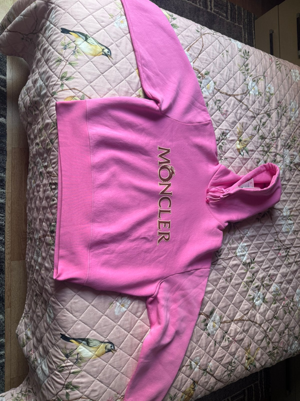 Hoodie Moncler, Kleding | Heren, Verzenden, Nieuw, Maat 46 (S) of kleiner, Roze