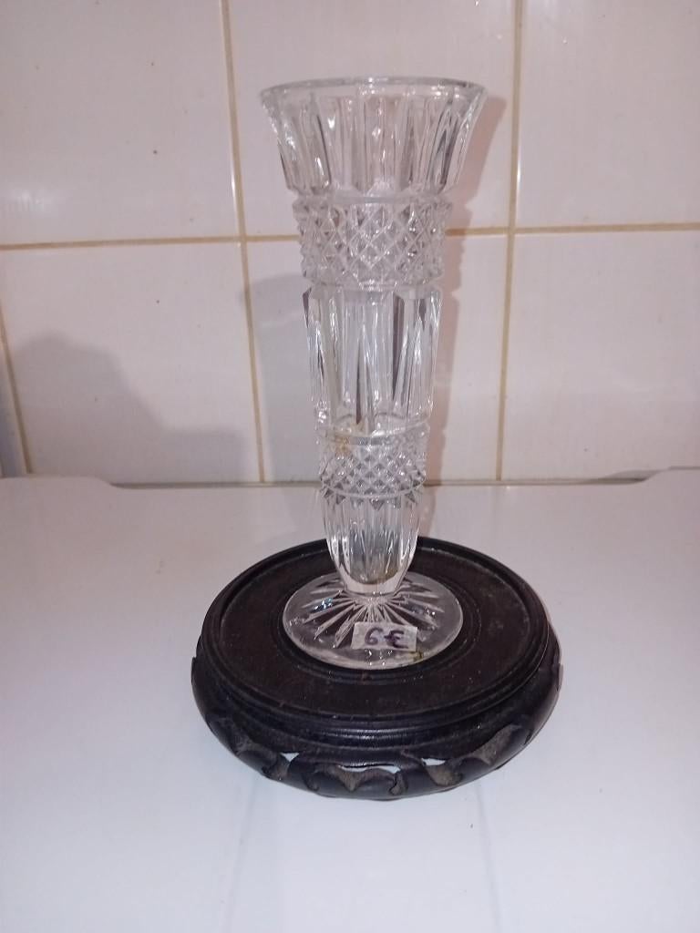 kristal vaasje, Antiek en Kunst, Ophalen of Verzenden