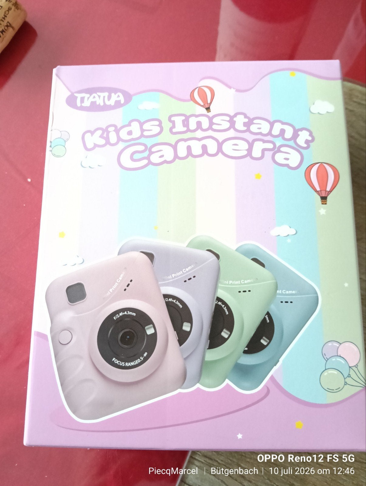 Appareil photo pour enfants imprimant directement, Rose, Enlèvement ou Envoi