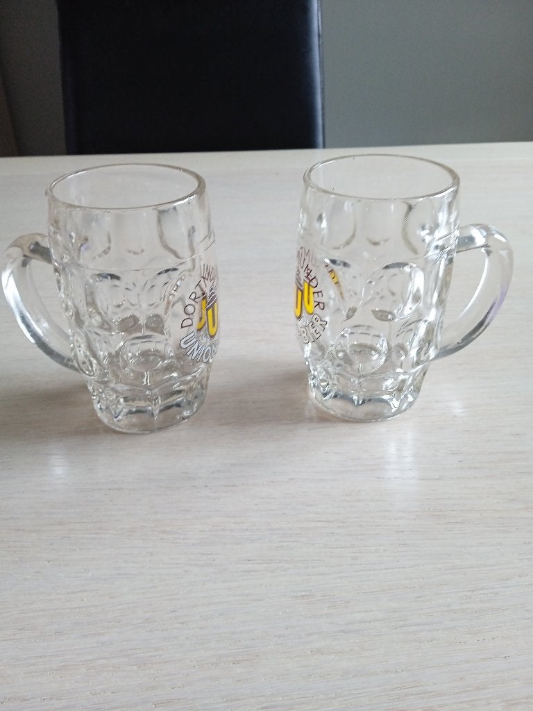 2 bierglazen Dortmunder Union - bier, Enlèvement ou Envoi, Comme neuf