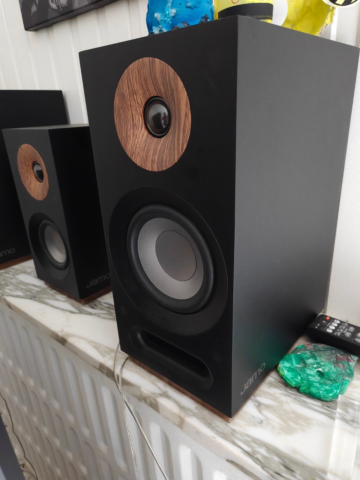Set d'enceintes Jamo avec amplificateur Yamaha, Enlèvement, Jamo