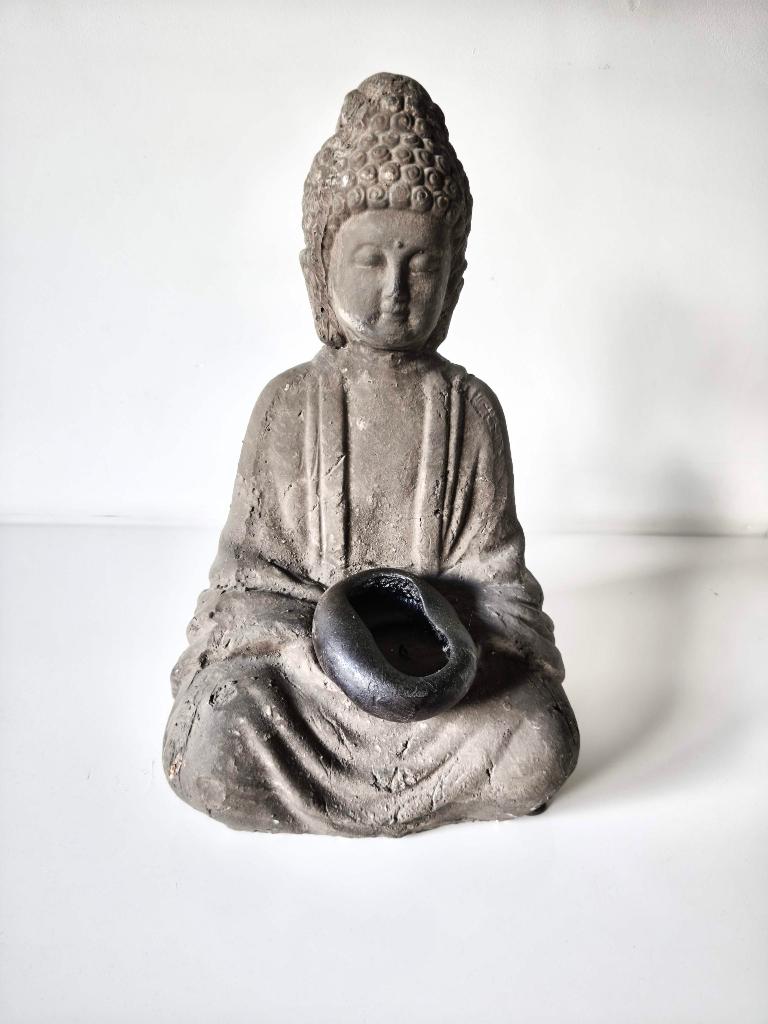 buddha beeld, Huis en Inrichting, Woonaccessoires | Boeddhabeelden, Ophalen, Zo goed als nieuw