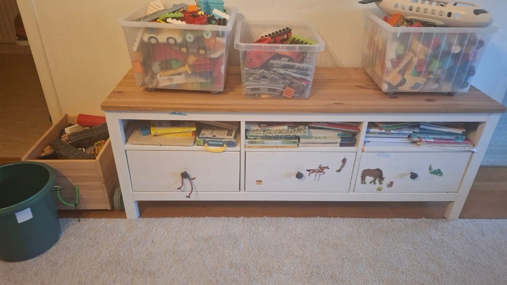 Banc TV Hemnes Ikea, Enlèvement, Utilisé