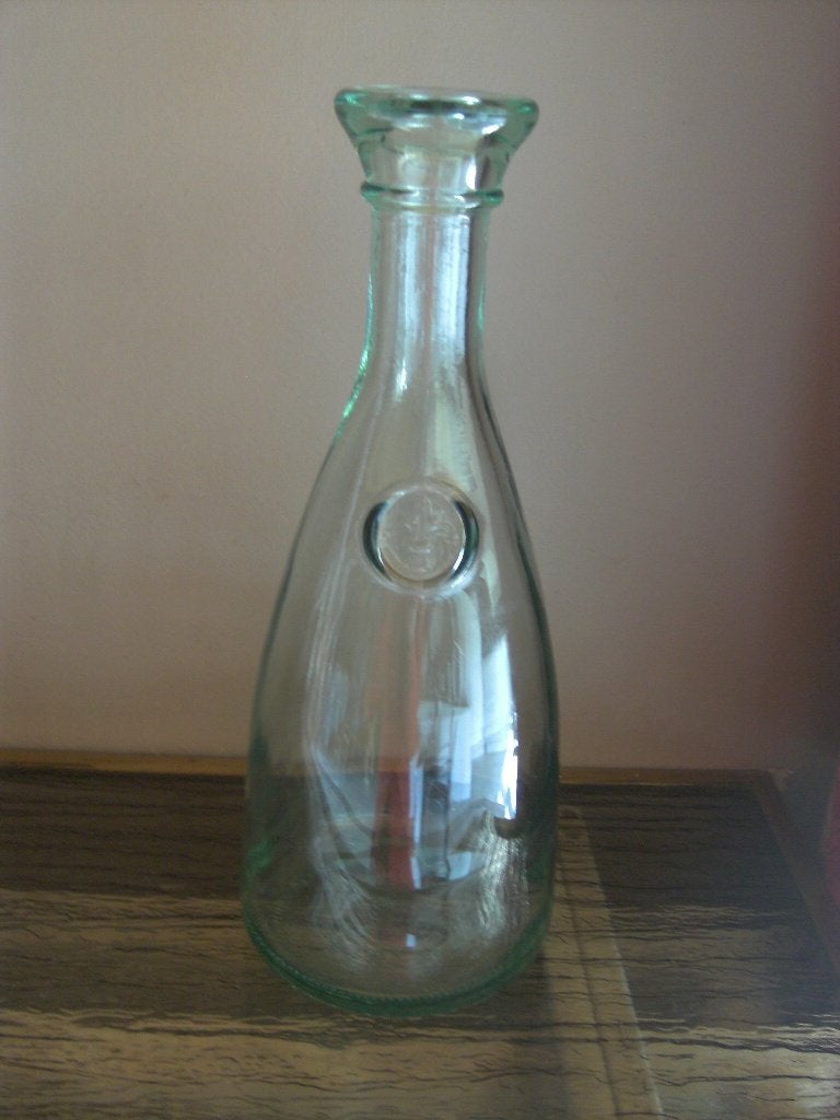 wijnkaraf in glas, Ophalen, Gebruikt