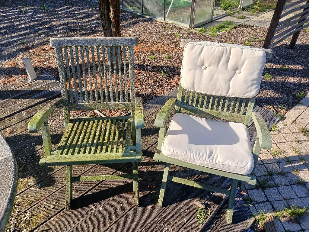 Kussens voor tuinstoelen, Enlèvement, Utilisé, Autres matériaux, Empilable
