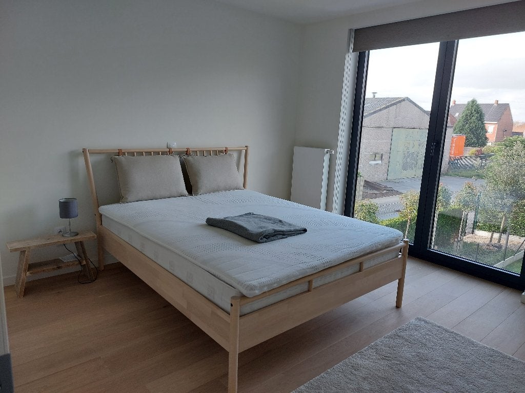 Lit, Queen size, Beige, Enlèvement, Utilisé