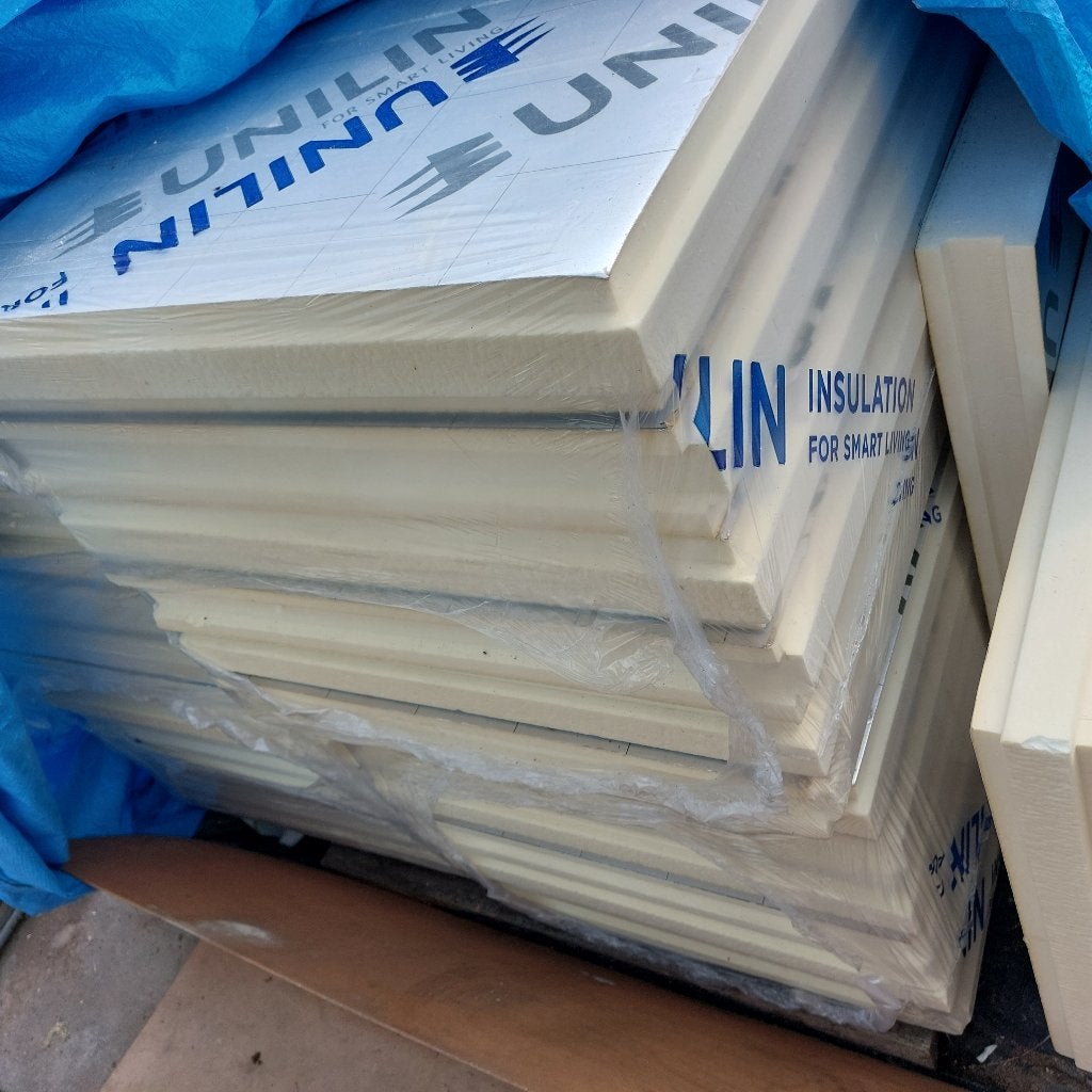 ISOLATIE PLATEN UNILIN 8 CM, Doe-het-zelf en Bouw, Ophalen, Nieuw, Hardschuim (Pir), 15 m² of meer