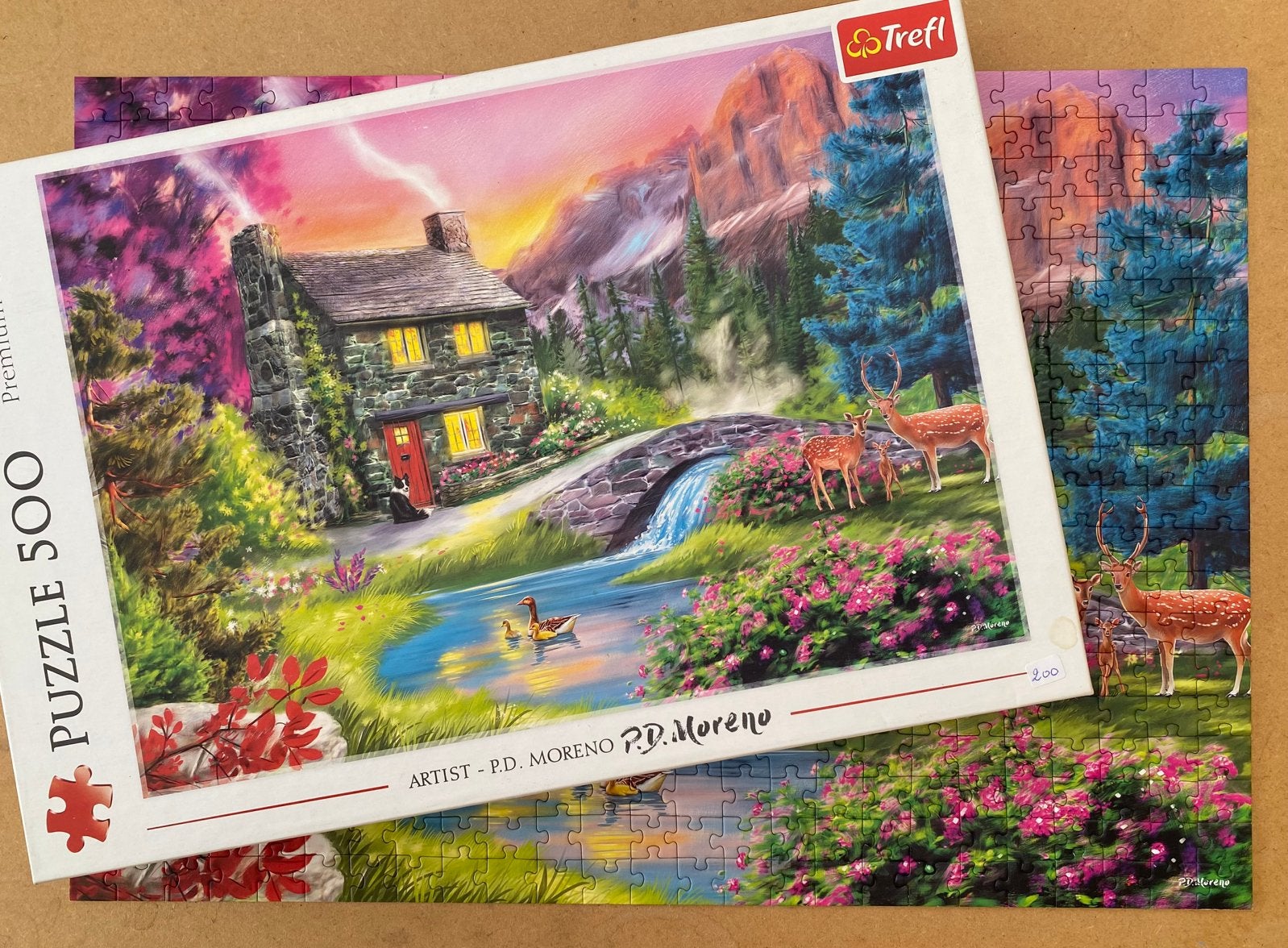 Puzzle n200 de 500 pièces comlet, Enlèvement, Comme neuf, Puzzle