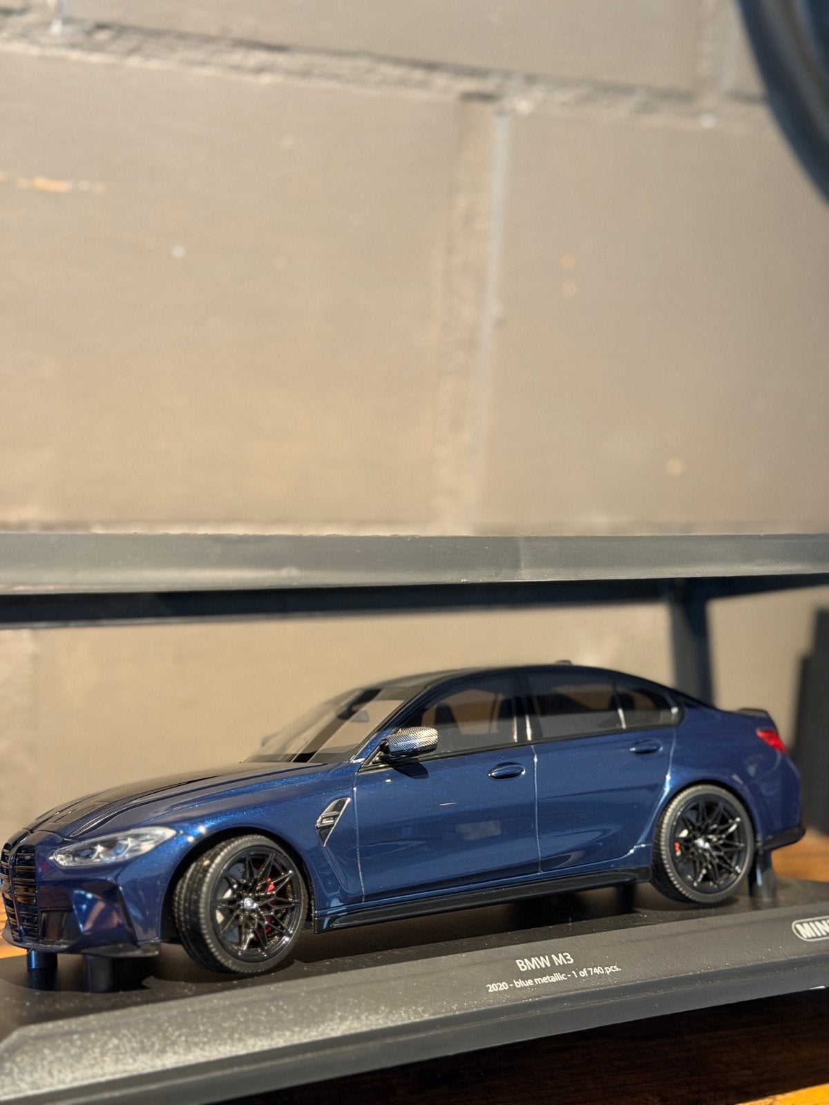 Minichamps Bmw M3 G80 1 of 740, Hobby en Vrije tijd, Modelauto's | 1:18, Ophalen, Zo goed als nieuw, MiniChamps