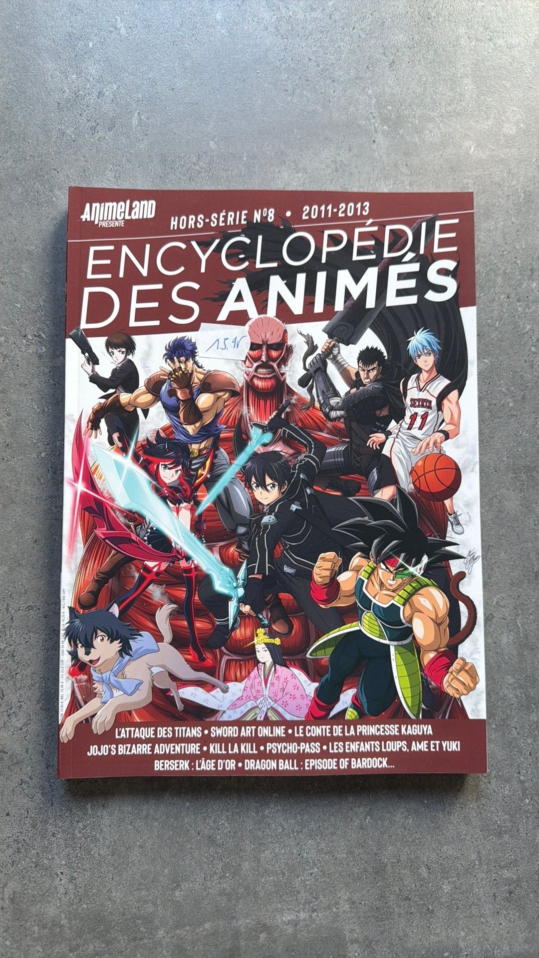 Encyclopédie des animés #8, Enlèvement ou Envoi, Comme neuf
