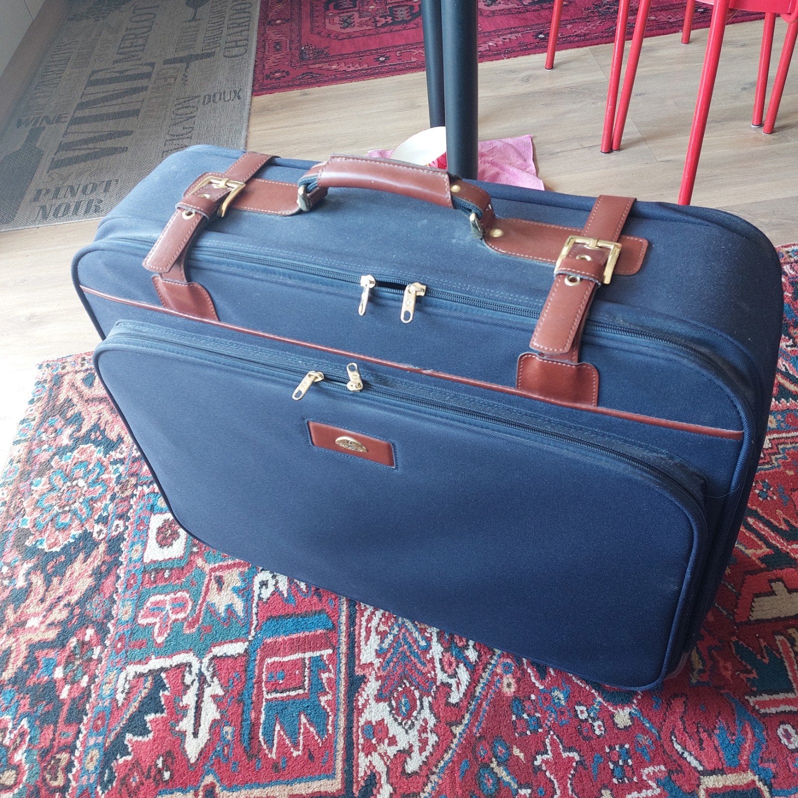 koffer Samsonite op wieltjes, Ophalen, Wieltjes