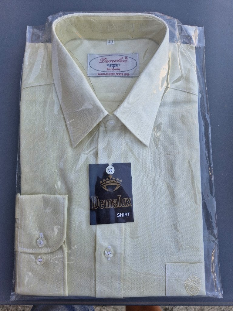 Hemd, Vêtements | Hommes, Chemises, Enlèvement, Neuf, Jaune, Tour de cou 39/40 (M)