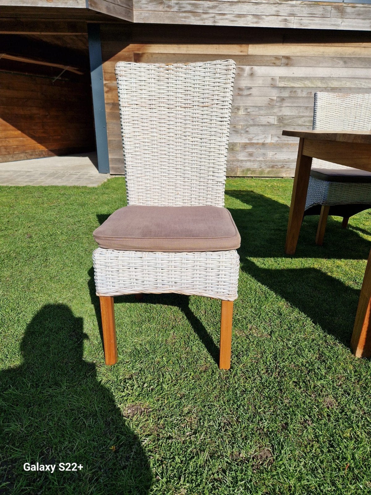 4 chaises en osier, Maison & Meubles, Chaises, Enlèvement