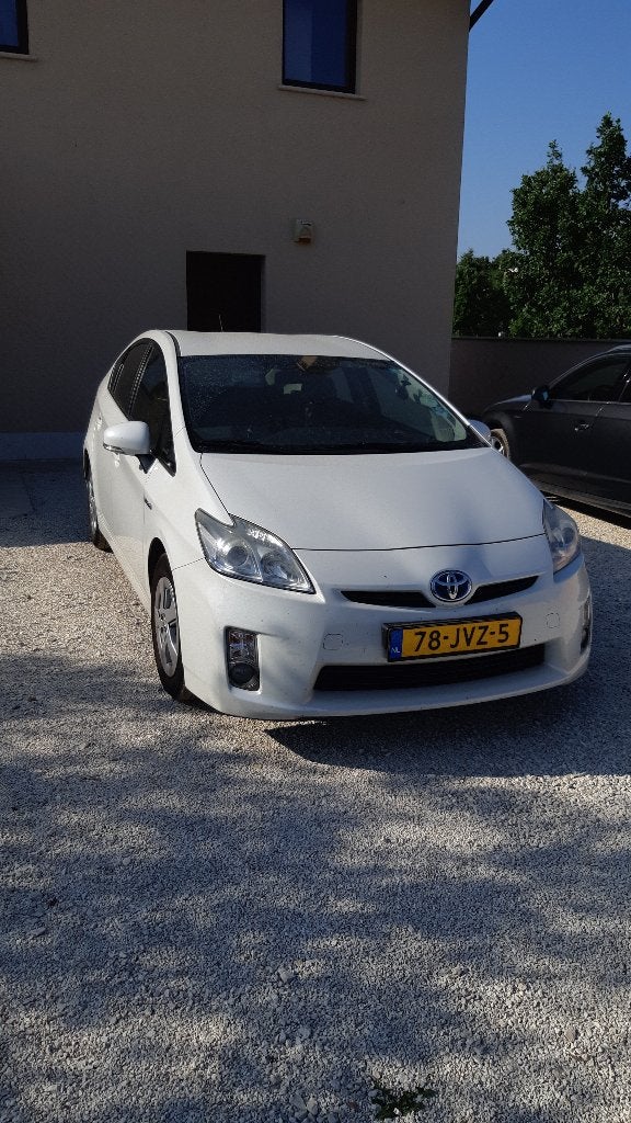 Toyota Prius 1.8 Full Hybrid 136PK Aut 2009 Wit, Auto's, Stof, Wit, Bedrijf, Overige carrosserie