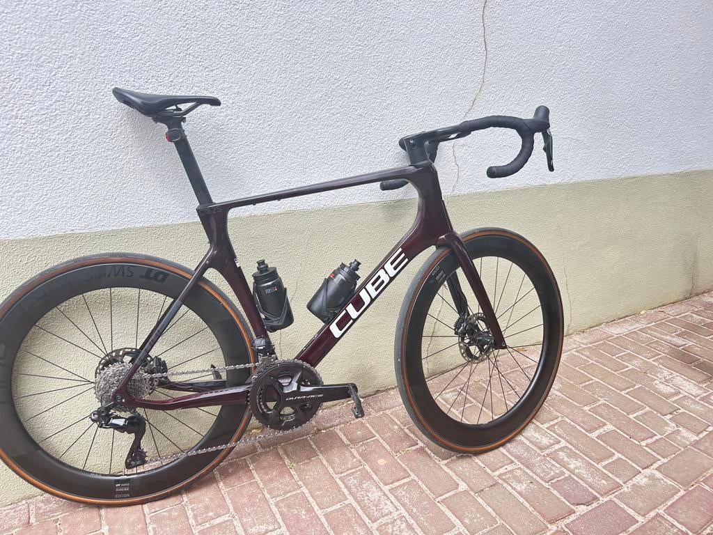 Cube Agree SLT C;62 - Liquid ‘n Red, Fietsen en Brommers, Fietsen | Racefietsen, Zo goed als nieuw, Ophalen