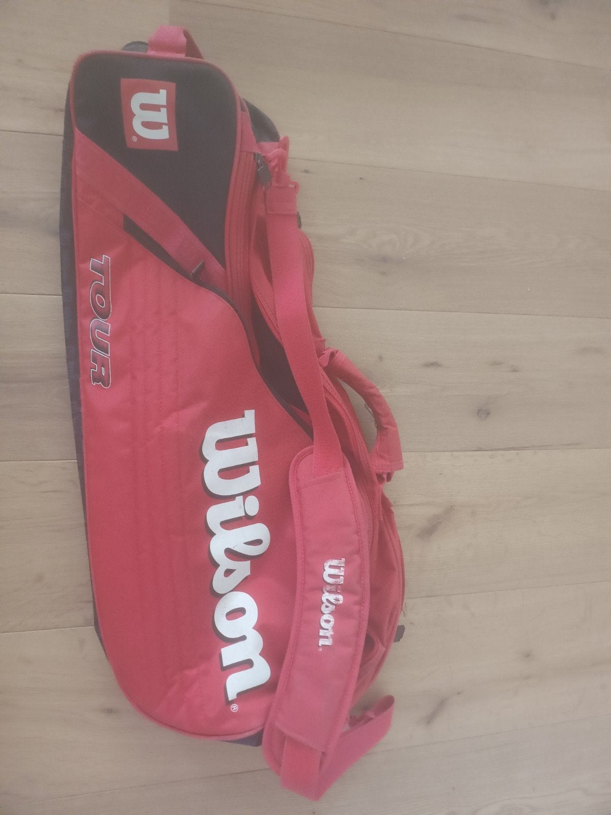 Tennis sporttas, Ophalen