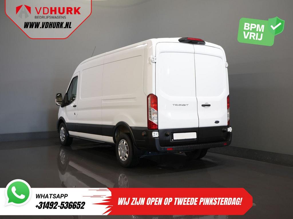 Ford Transit 2.0 TDCI 130 pk Aut. L3H2 Trend 270Gr.Deuren/ C, Automaat, Wit, Bedrijf, Diesel