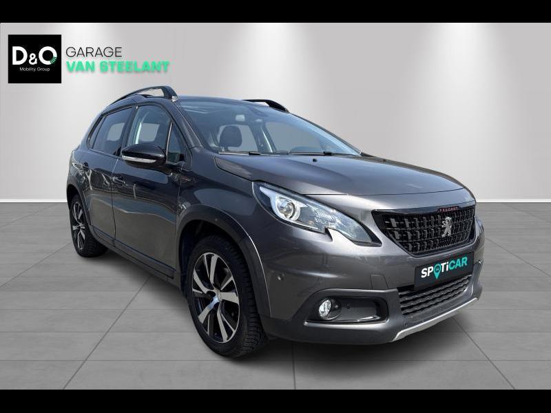 Peugeot 2008 GT-Line.PanoDak.NAV.CAM.CARPLAY, Autos, Argent ou Gris, Achat, Euro 6, Noir