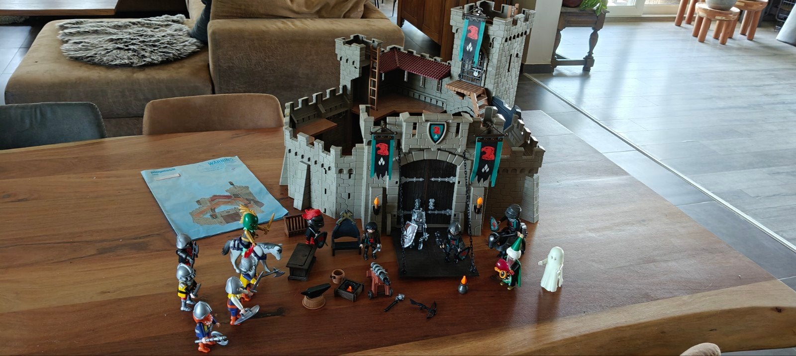 Playmobil kasteel met 2 legers, Ophalen of Verzenden